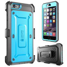 iPhone 6 6s Unicorn Beetle Shockproof Drop Proof Case With Belt Clip Blue
