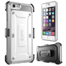 iPhone 6 6s Unicorn Beetle Shockproof Drop Proof Case With Belt Clip White