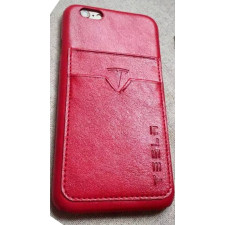 Tesla Leather iPhone 6 6s Plus Card Holder Case