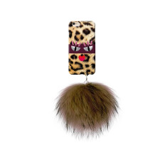 Iphoria Collection Monster au Portable Angry Leo iPhone 6 6s Case with Pom Pom