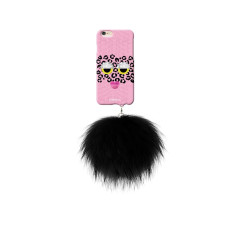 Iphoria Collection Monster au Portable Pink Gargoyle iPhone 6 6s Case with Pom Pom