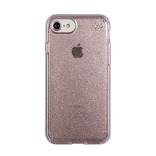 Speck Presidio Clear + Glitter Case for iPhone 7 Rose PinkClear/Gold Glitter
