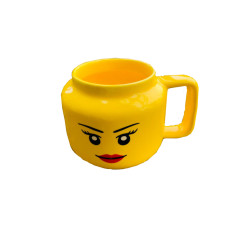 Lego Minifigure Ceramic Mug Girl