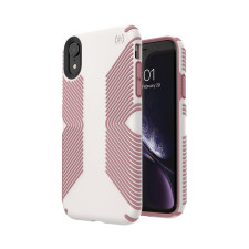 Speck Presidio Grip iPhone XR Veil White/Lipliner Pink