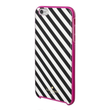 iPhone 7 Plus Kate Spade Diagonal Stripe Black/Cream Hybrid Hard Shell Case