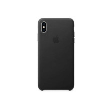 iPhone XS Max Leather Case - Black