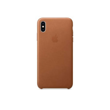 iPhone XS Max Leather Case - Saddle Brown