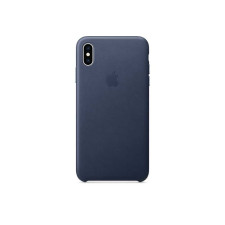 iPhone XS Max Leather Case - Midnight Blue