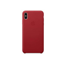 iPhone XS Max Leather Case - Red