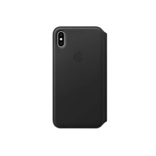 iPhone XS Max Leather Folio - Black