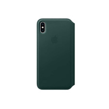 iPhone XS Max Leather Folio - Forest Green