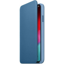 iPhone XR Leather Folio - Cape Cod Blue