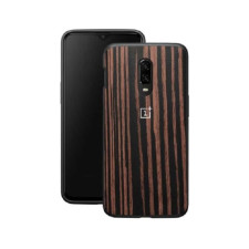 OnePlus 6T Bumper Case Ebony Wood