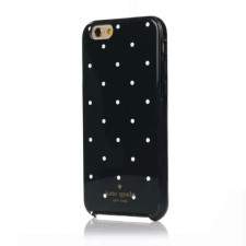 iPhone 6 Kate Spade Larabee Dot Hybrid Hard Shell Case Black Cream