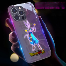 Anime Dragon Ball Super Beerus LED Phone Case Cover For iPhone 15 14 13 12 11 X 8 7 6 SE Pro Max Plus