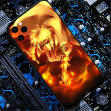 Anime Naruto Minato LED Phone Case Cover For iPhone 14 13 12 11 X 8 7 6 SE Pro Max Plus