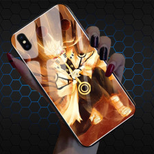 Anime Naruto Jutsu LED Phone Case Cover For iPhone 14 13 12 11 X 8 7 6 SE Pro Max Plus