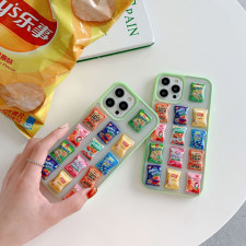Potato Chips 3D Phone Case Cover For iPhone 15 14 13 12 11 X 8 7 SE Pro Max Plus