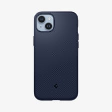 Spigen iPhone 14 Plus Case Mag Armor MagFit Navy Blue