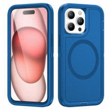 iPhone 16e Defender Tough Shockproof Series With Magsafe Case Blue Pink Red