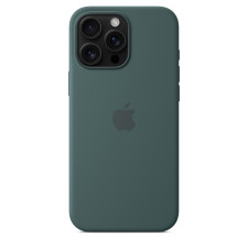 iPhone 16 Pro Max Silicone Case With MagSafe Lake Green