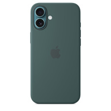 iPhone 16 Plus Silicone Case With MagSafe Lake Green