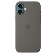 iPhone 16 Plus Silicone Case With MagSafe Stone Gray