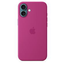 iPhone 16 Plus Silicone Case With MagSafe Fuchsia Pink