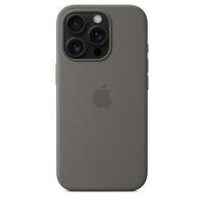 iPhone 16 Pro Silicone Case With MagSafe Stone Gray