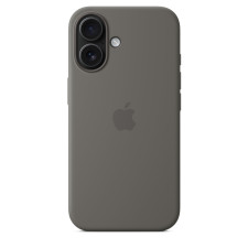 iPhone 16 Silicone Case With MagSafe Stone Gray