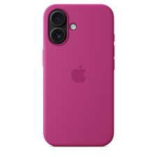 iPhone 16 Silicone Case With MagSafe Fuchsia Pink