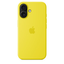 iPhone 16 Silicone Case With MagSafe Star Fruit Yellow