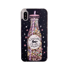 iPhone X XS Moving Sparking Water Drink Case