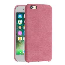 Alcantara Cover for iPhone 8 / 7 / 6 - Light Pink