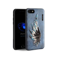 Embossed Wing Leather Case for iPhone X XS