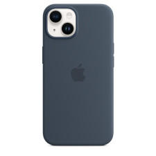 iPhone 14 Silicone Case With MagSafe Storm Blue