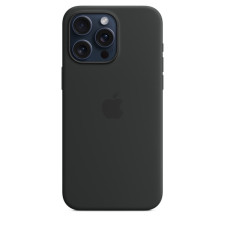 iPhone 15 Pro Max Silicone Case With MagSafe Black