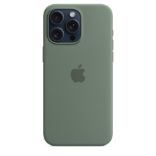 iPhone 15 Pro Max Silicone Case With MagSafe Cypress Green