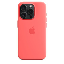 iPhone 15 Pro Silicone Case With MagSafe Guava