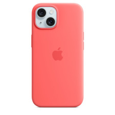 iPhone 15 Silicone Case With MagSafe Guava