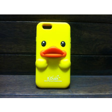 B.Duck Yellow Rubber Duck Silicone Case for iPhone 6 6s Plus