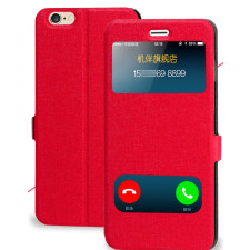 Window Flip Magnet Latch Case for iPhone 6 6s