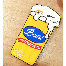 Beer Glass Shaped Silicone Case for iPhone 6 6s Plus