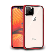 iPhone 11 Unicorn Beetle Style Slim Clear Case Red