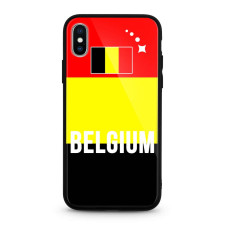 Belgium Flag Logo World Cup iPhone X XS Case