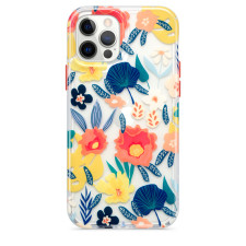 Tech21 Evo Art Botanical Garden Case for iPhone 12 / 12 Pro - Orange