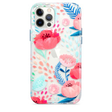 Tech21 Evo Art Botanical Garden Case for iPhone 12 / 12 Pro - Red