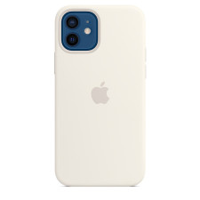 iPhone 12 / 12 Pro Silicone Case with MagSafe - White