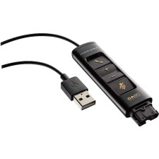 DA80 USB Adapter Compatible with Plantronics Corded Headsets to Computer