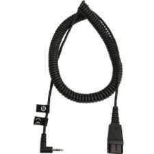 Jabra Quick Disconnect (QD) to 2.5 mm Jack Coiled Cord, 2 meters